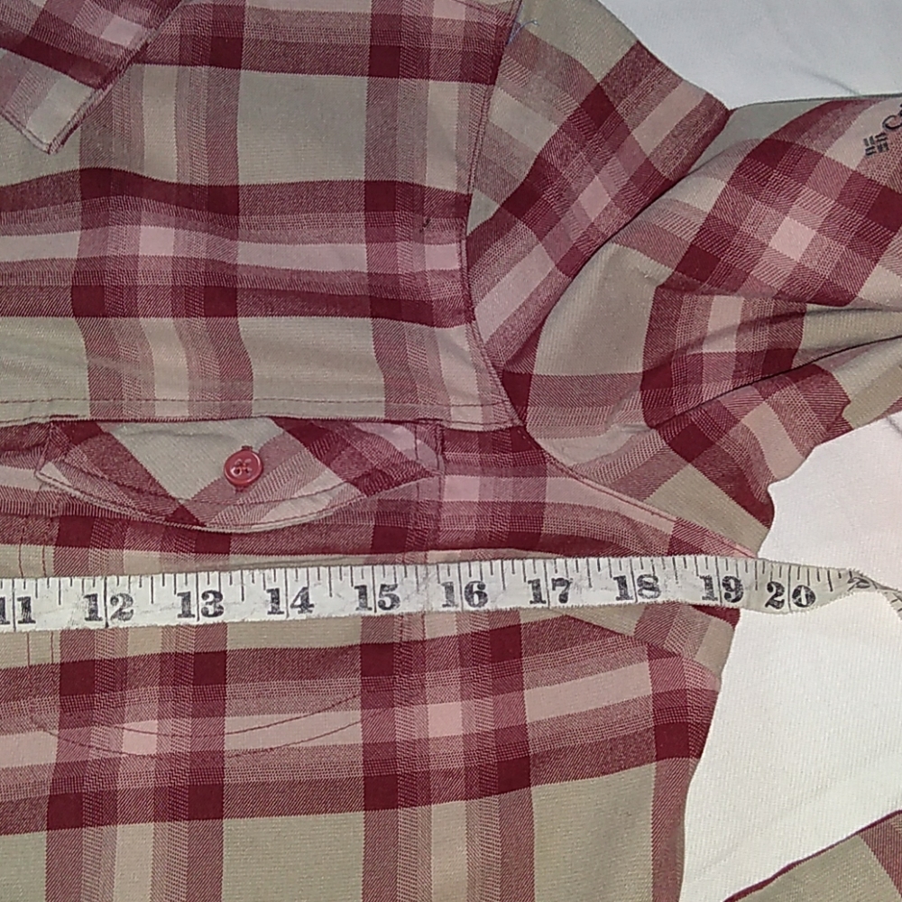 NWOT Columbia Omni-wick Plaid Button Down - Picture 4 of 8
